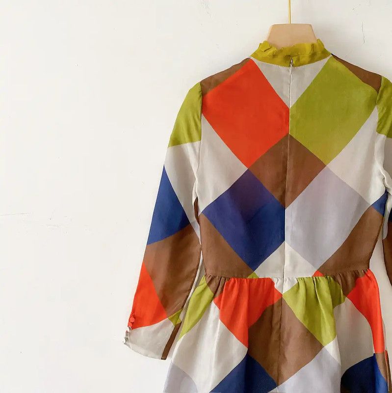 Valentino Valentino Summer Colorful Silk Dress 0089 Size S / US 4 / IT 40 - 6 Thumbnail