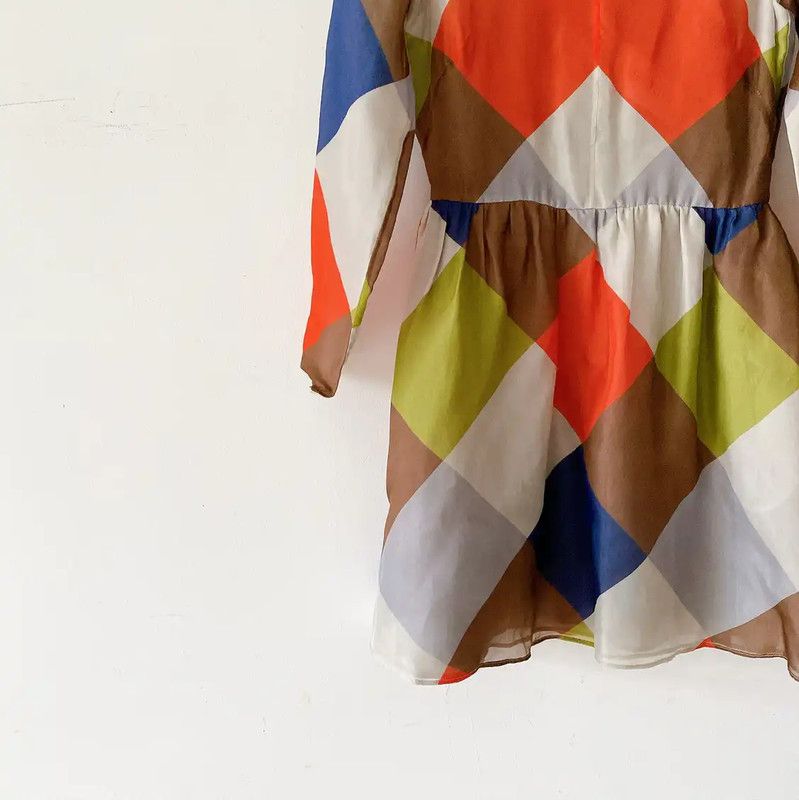 Valentino Valentino Summer Colorful Silk Dress 0089 Size S / US 4 / IT 40 - 5 Thumbnail