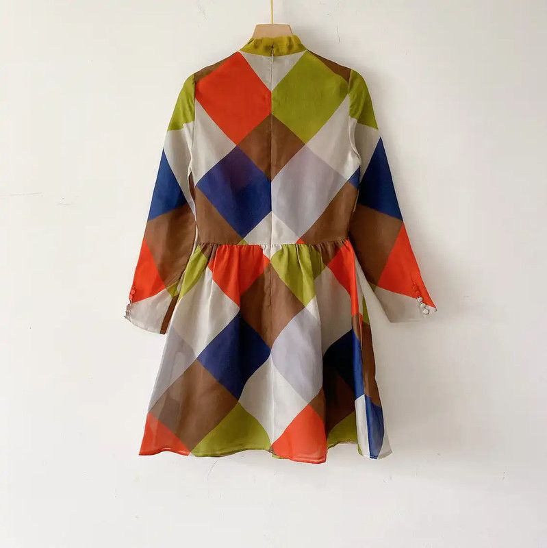 Valentino Valentino Summer Colorful Silk Dress 0089 Size S / US 4 / IT 40 - 2 Thumbnail