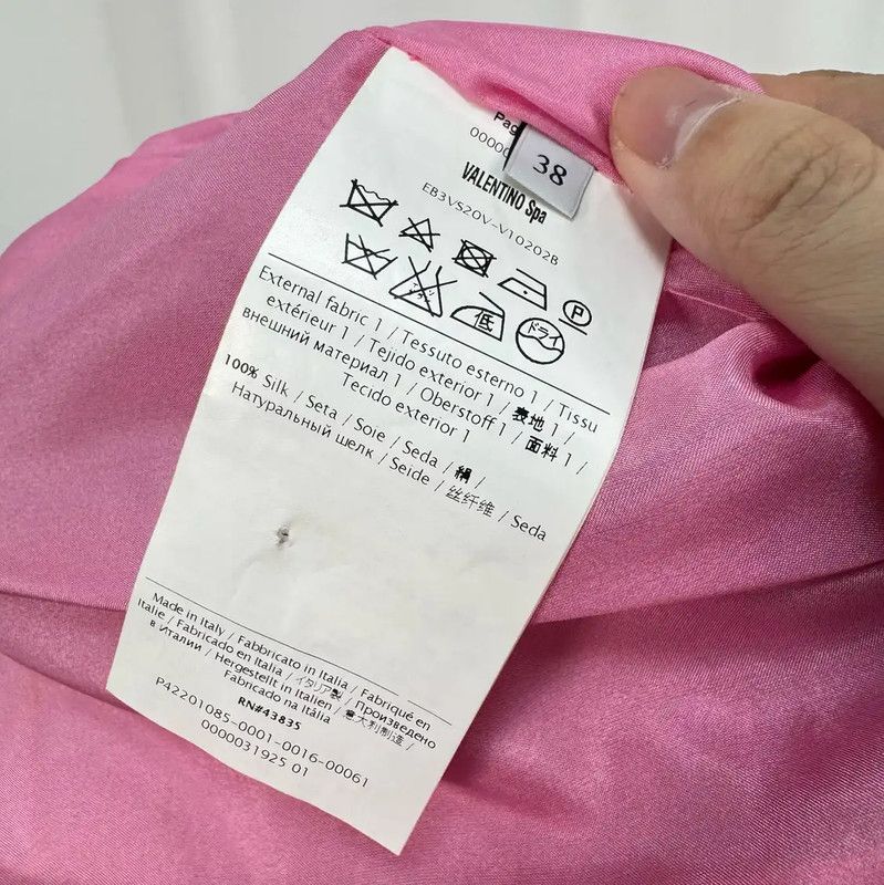 Valentino Valentino Pink Silk Floral Summer Dress 0089 Size M / US 6-8 / IT 42-44 - 7 Thumbnail
