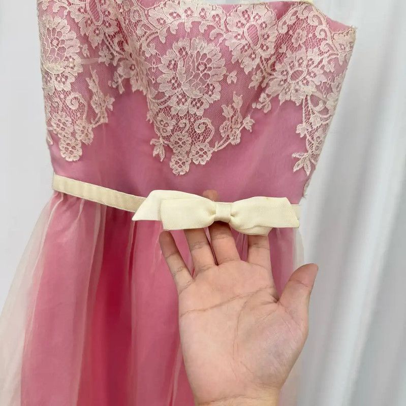 Valentino Valentino Pink Silk Floral Summer Dress 0089 Size M / US 6-8 / IT 42-44 - 4 Thumbnail