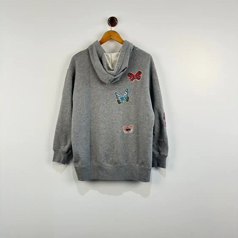 Valentino Valentino Gray Embroidered Women's Hoodie 0089 Size S / US 4 / IT 40 - 2 Thumbnail