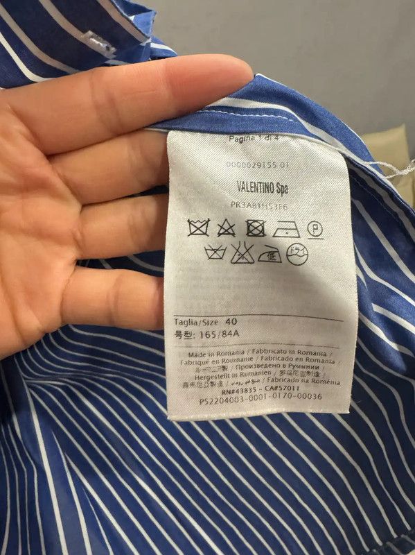 Valentino Valentino Striped Cotton Blend Women's Shirt 0089 Size M / US 6-8 / IT 42-44 - 5 Thumbnail