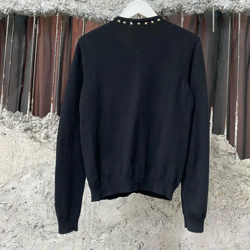 Valentino Valentino Black Long Sleeve Cardigan for Women 0089 Size S / US 4 / IT 40 - 2 Thumbnail