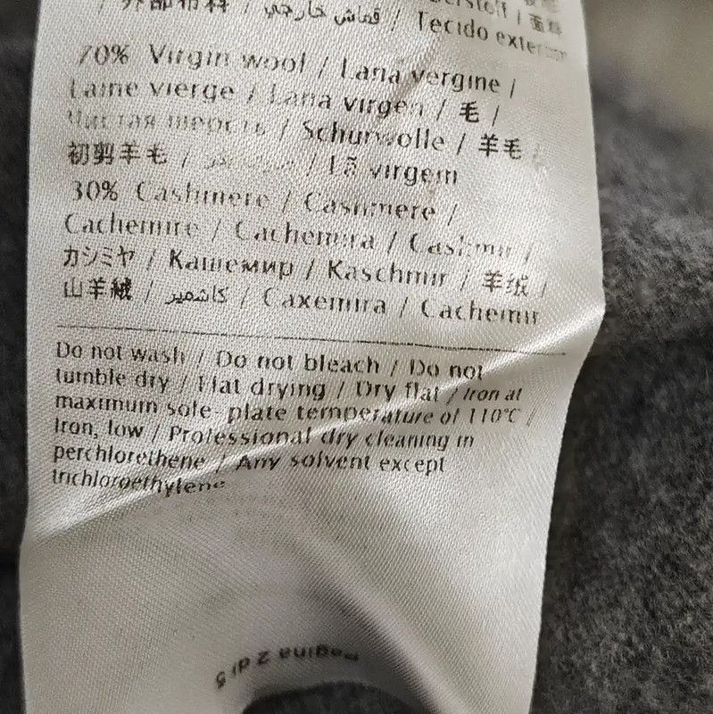 Valentino Valentino Women's Gray Cashmere Graphic Pullover 0089 Size XS / US 0-2 / IT 36-38 - 7 Thumbnail