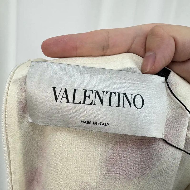 Valentino Valentino Embroidered Color Block A-Line Dress 0089 Size XL / US 12-14 / IT 48-50 - 5 Thumbnail