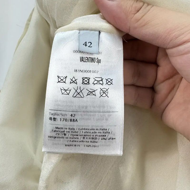 Valentino Valentino Embroidered Color Block A-Line Dress 0089 Size XL / US 12-14 / IT 48-50 - 6 Thumbnail