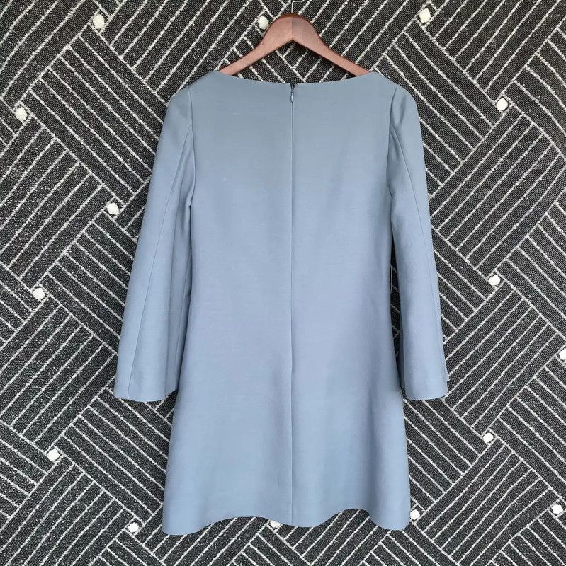 Valentino Valentino Summer Blue Silk Dress for Women 0089 Size M / US 6-8 / IT 42-44 - 2 Thumbnail