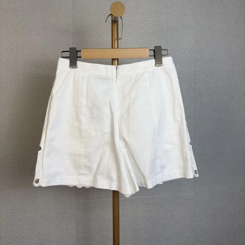 Valentino Valentino White Cotton Summer Skirt 0089 Size 23" - 2 Thumbnail