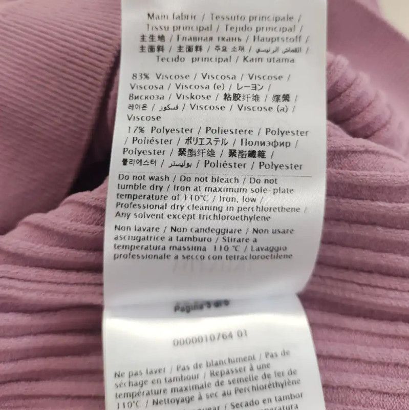Valentino Valentino Ribbed Pink Sweater for Women 0089 Size L / US 10 / IT 46 - 4 Thumbnail