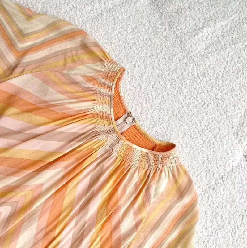 Valentino Valentino Multicolor Silk Midi Dress 0089 Size ONE SIZE - 3 Thumbnail