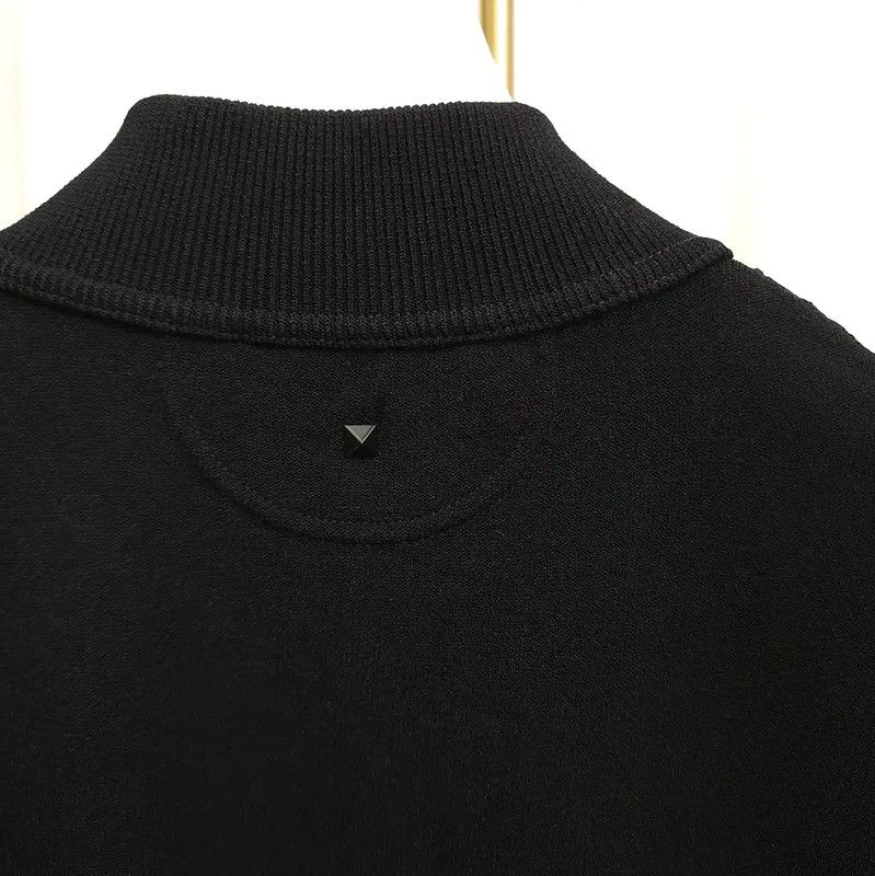 Valentino Valentino Black Knit Cardigan for Women 0089 Size S / US 4 / IT 40 - 3 Thumbnail
