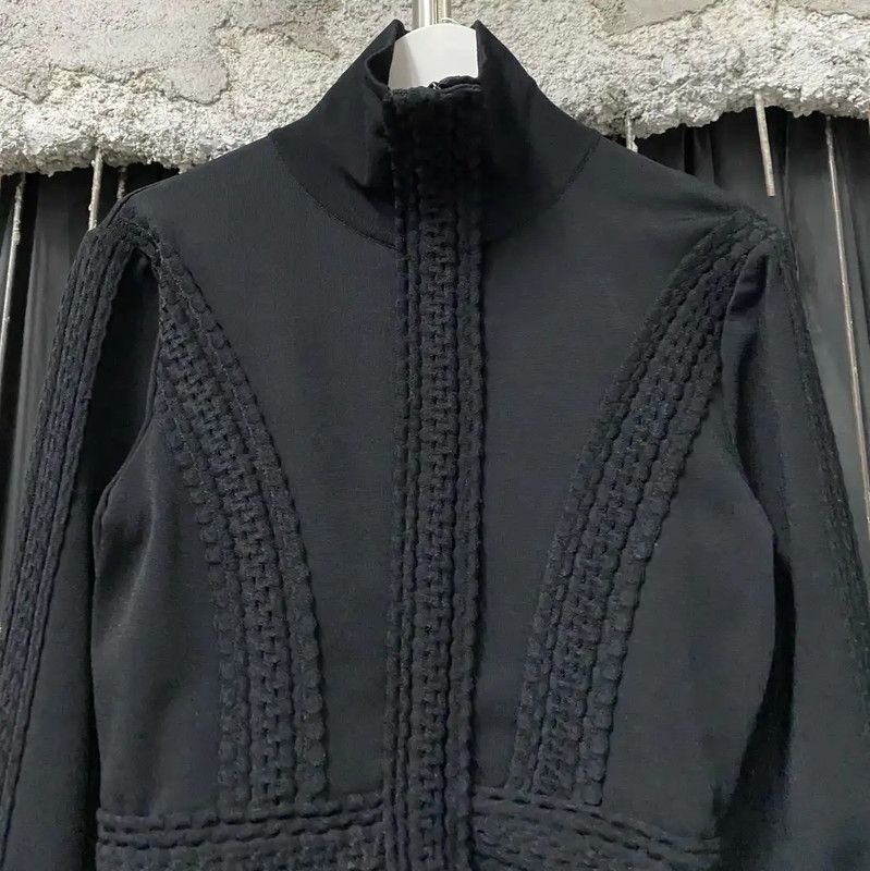 Valentino Valentino Women's Black Spring Autumn Jacket 0089 Size S / US 4 / IT 40 - 3 Thumbnail