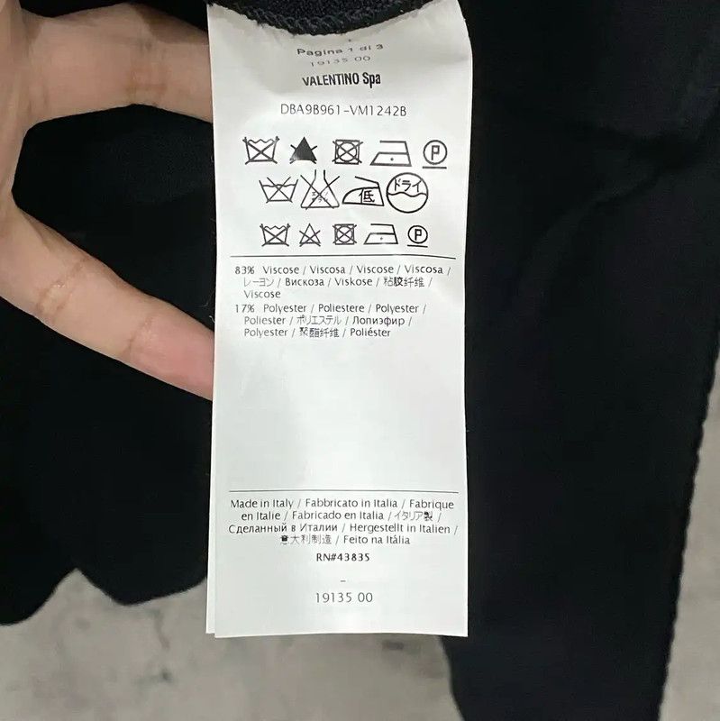 Valentino Valentino Women's Black Spring Autumn Jacket 0089 Size S / US 4 / IT 40 - 6 Thumbnail