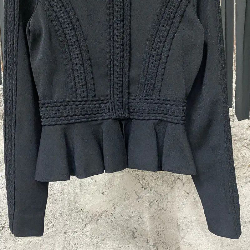 Valentino Valentino Women's Black Spring Autumn Jacket 0089 Size S / US 4 / IT 40 - 4 Thumbnail