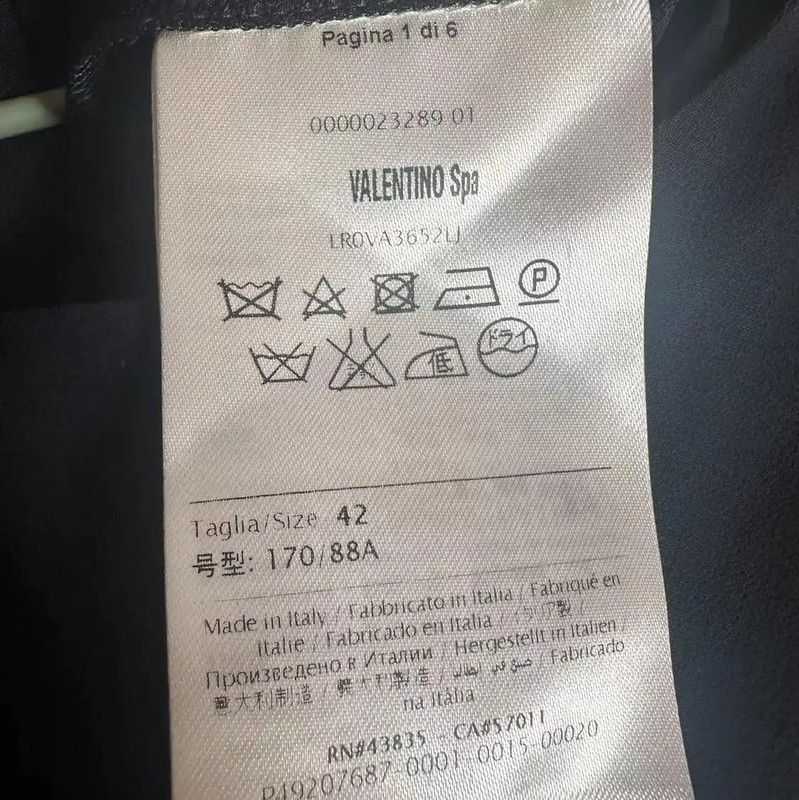 Valentino Valentino Black Summer Dress with Word Embellishments 0089 Size L / US 10 / IT 46 - 3 Thumbnail