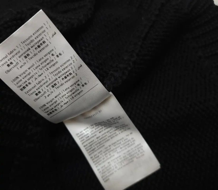 Valentino Valentino Black Wool Long Sleeve Sweater 0089 Size M / US 6-8 / IT 42-44 - 4 Thumbnail