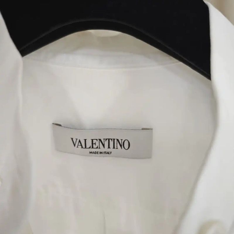 Valentino Valentino White Embroidered Long Sleeve Dress 0089 Size S / US 4 / IT 40 - 7 Thumbnail