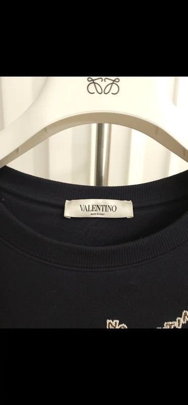 Valentino Valentino Cotton Embroidered Long Sleeve Top 0089 Size L / US 10 / IT 46 - 5 Thumbnail