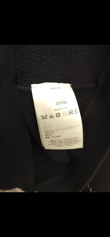 Valentino Valentino Cotton Embroidered Long Sleeve Top 0089 Size L / US 10 / IT 46 - 6 Thumbnail
