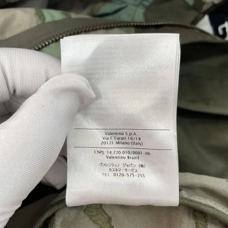 Valentino Valentino Green Camo Cotton Jacket for Women 0089 Size L / US 10 / IT 46 - 9 Thumbnail