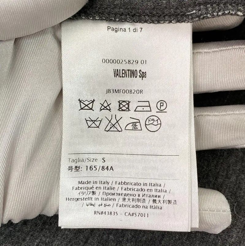 Valentino Valentino Gray Long Sleeve Hoodie for Women 0089 Size S / US 4 / IT 40 - 7 Thumbnail
