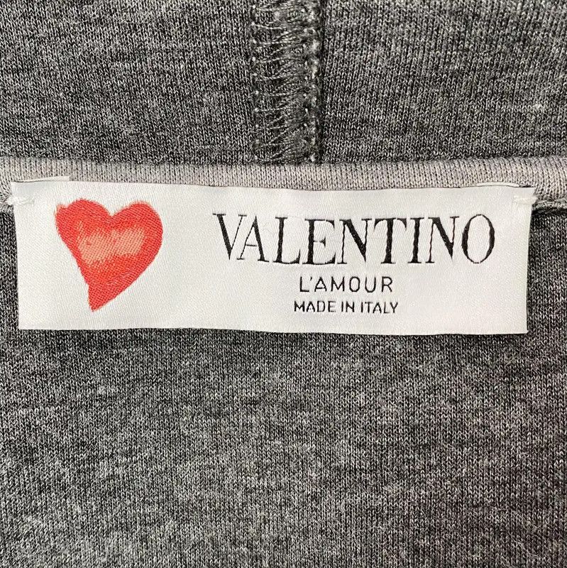 Valentino Valentino Gray Long Sleeve Hoodie for Women 0089 Size S / US 4 / IT 40 - 6 Thumbnail
