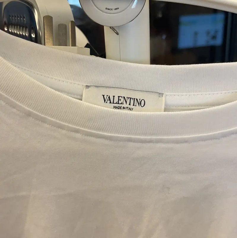 Valentino Valentino Women's White Cotton T-Shirt 0089 Size S / US 4 / IT 40 - 4 Thumbnail