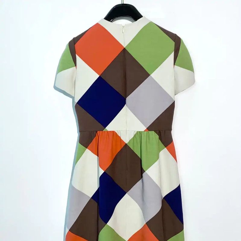 Valentino Valentino Colorful Cotton Dress for Women 0089 Size S / US 4 / IT 40 - 2 Thumbnail