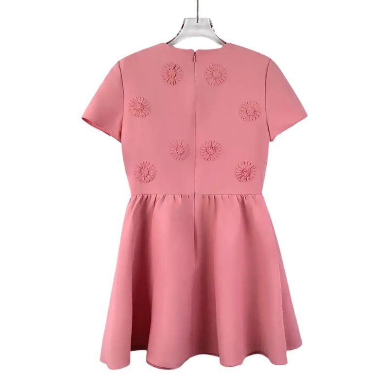 Valentino Valentino Pink Women's Dress with Embellishments 0089 Size M / US 6-8 / IT 42-44 - 2 Thumbnail