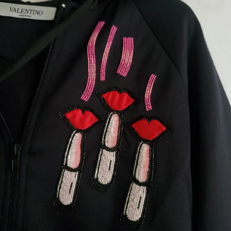 Valentino Valentino Black Women's Jacket for Spring and Autumn 0089 Size M / US 6-8 / IT 42-44 - 5 Thumbnail