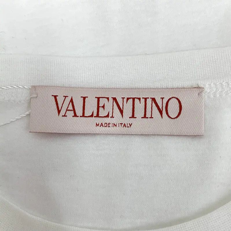 Valentino Valentino White Cotton T-Shirt for Women 0089 Size M / US 6-8 / IT 42-44 - 5 Thumbnail