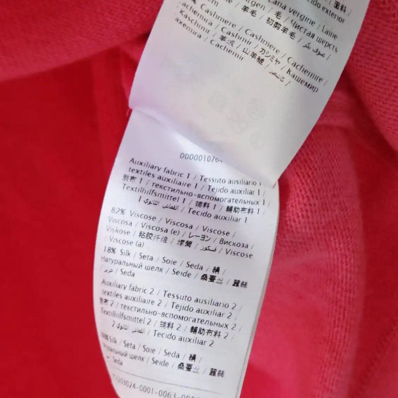 Valentino Valentino Pink Cashmere Embroidered Sweater 0089 Size XS / US 0-2 / IT 36-38 - 3 Thumbnail