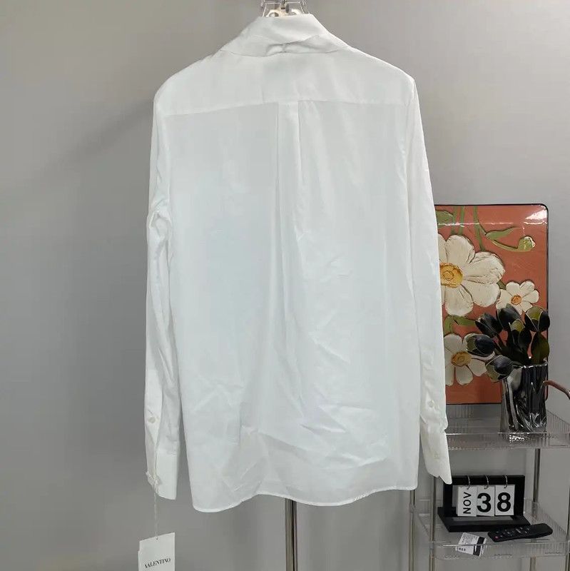 Valentino White Cotton Women's Shirt 0089