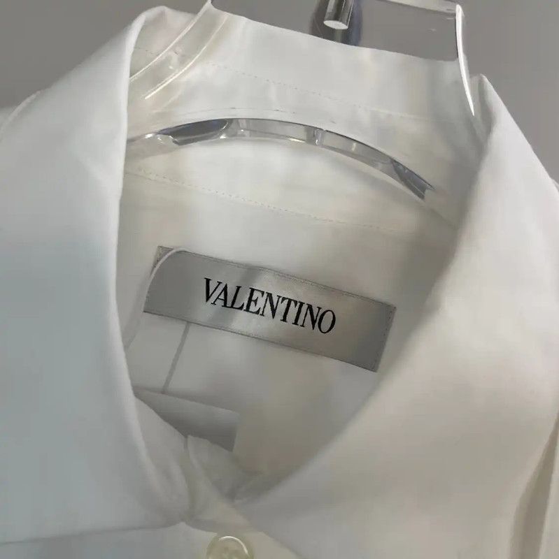 Valentino White Cotton Women's Shirt 0089