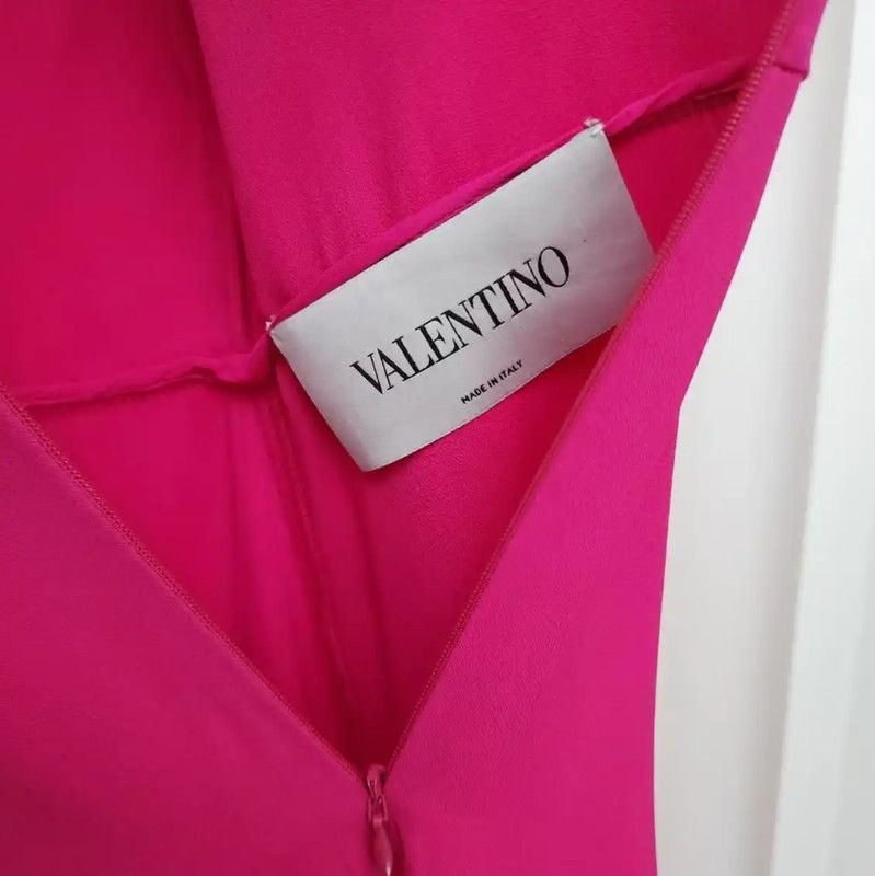 Valentino Valentino Pink Long Sleeve Dress 0089 Size XS / US 0-2 / IT 36-38 - 4 Thumbnail