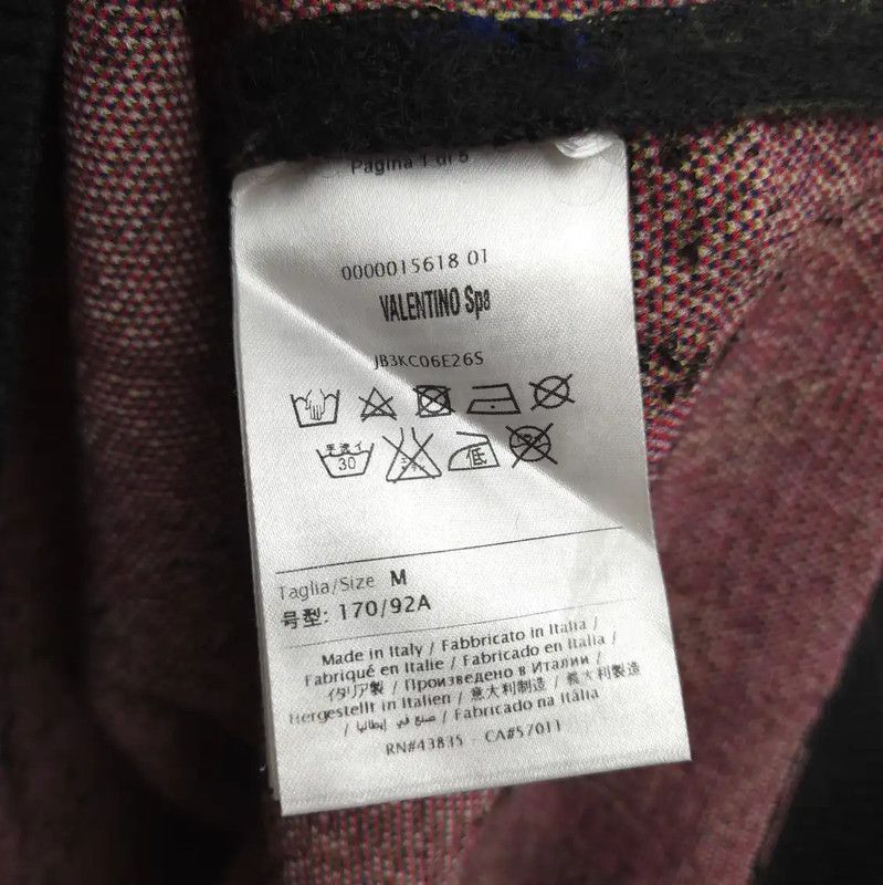 Valentino Valentino Floral Black Wool Blend Long Sleeve Sweater 0089 Size M / US 6-8 / IT 42-44 - 7 Thumbnail