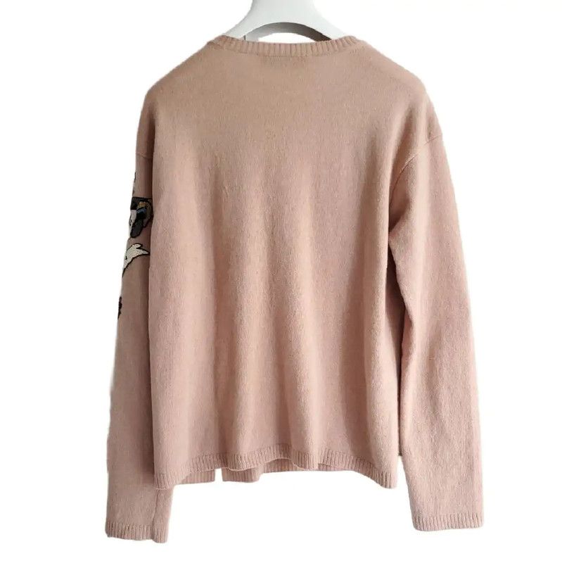Valentino Valentino Cashmere Embroidered Sweater for Women 0089 Size S / US 4 / IT 40 - 4 Thumbnail