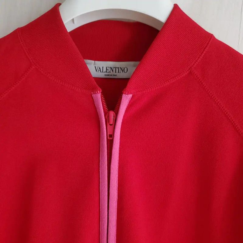 Valentino Valentino Red Logo Jacket for Women 0089 Size M / US 6-8 / IT 42-44 - 4 Thumbnail