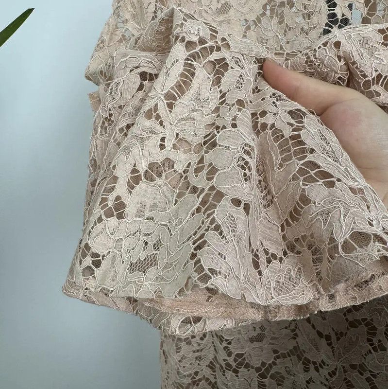 Valentino Valentino Pink Cotton Dress for Women 0089 Size L / US 10 / IT 46 - 5 Thumbnail