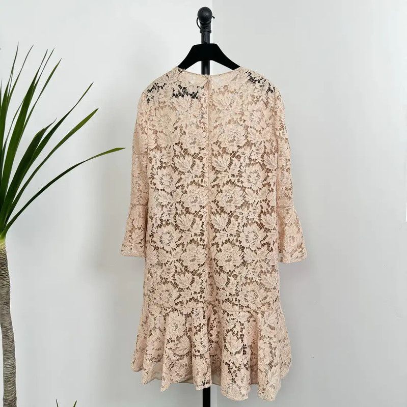 Valentino Valentino Pink Cotton Dress for Women 0089 Size L / US 10 / IT 46 - 2 Thumbnail