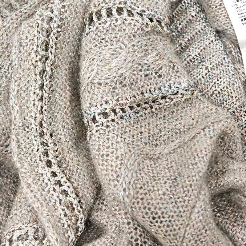 Valentino Valentino Gray Wool Cropped Sweater for Women 0089 Size S / US 4 / IT 40 - 9 Thumbnail