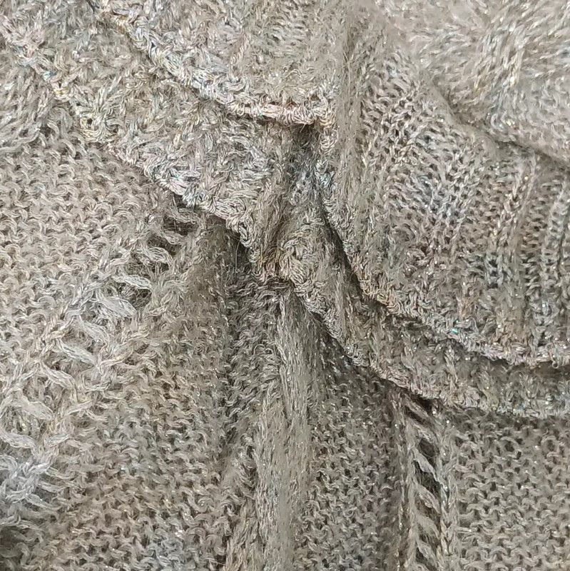 Valentino Valentino Gray Wool Cropped Sweater for Women 0089 Size S / US 4 / IT 40 - 10 Thumbnail