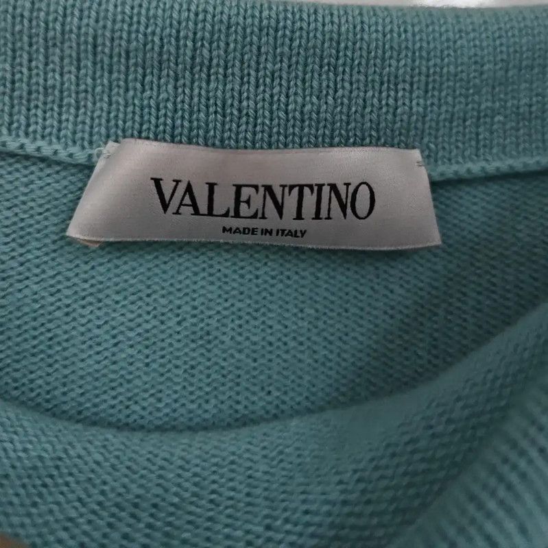 Valentino Valentino Blue Cashmere Sweater for Women 0089 Size M / US 6-8 / IT 42-44 - 3 Thumbnail