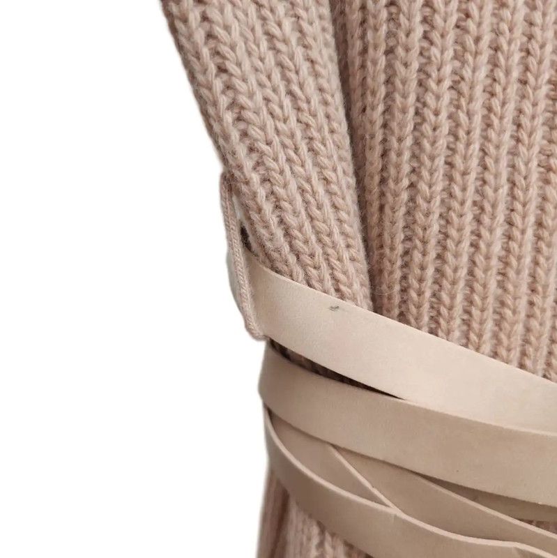 Valentino Valentino Khaki Wool Midi Dress for Women 0089 Size S / US 4 / IT 40 - 10 Thumbnail