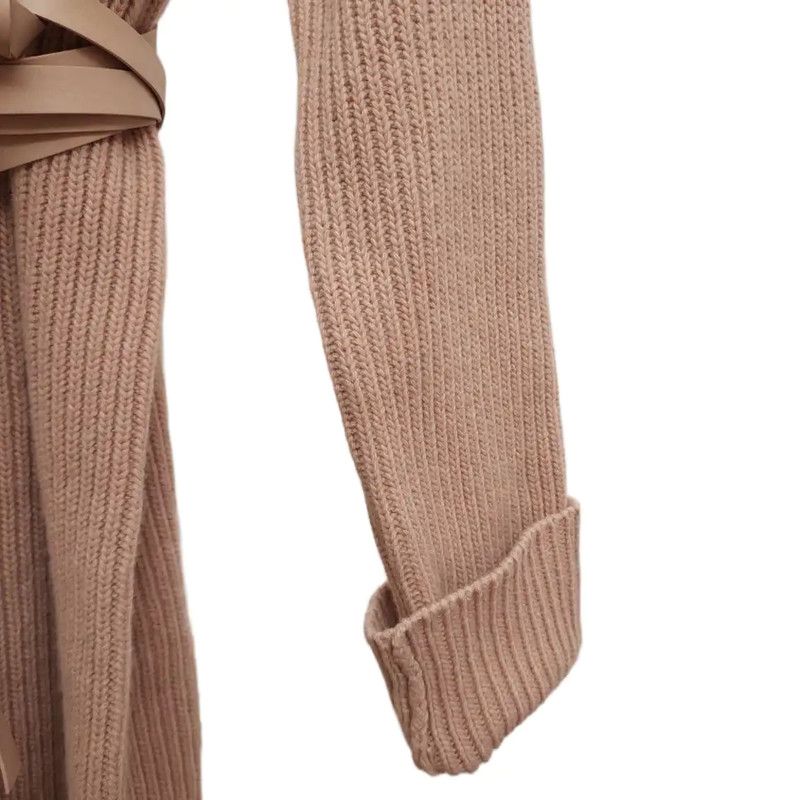 Valentino Valentino Khaki Wool Midi Dress for Women 0089 Size S / US 4 / IT 40 - 6 Thumbnail