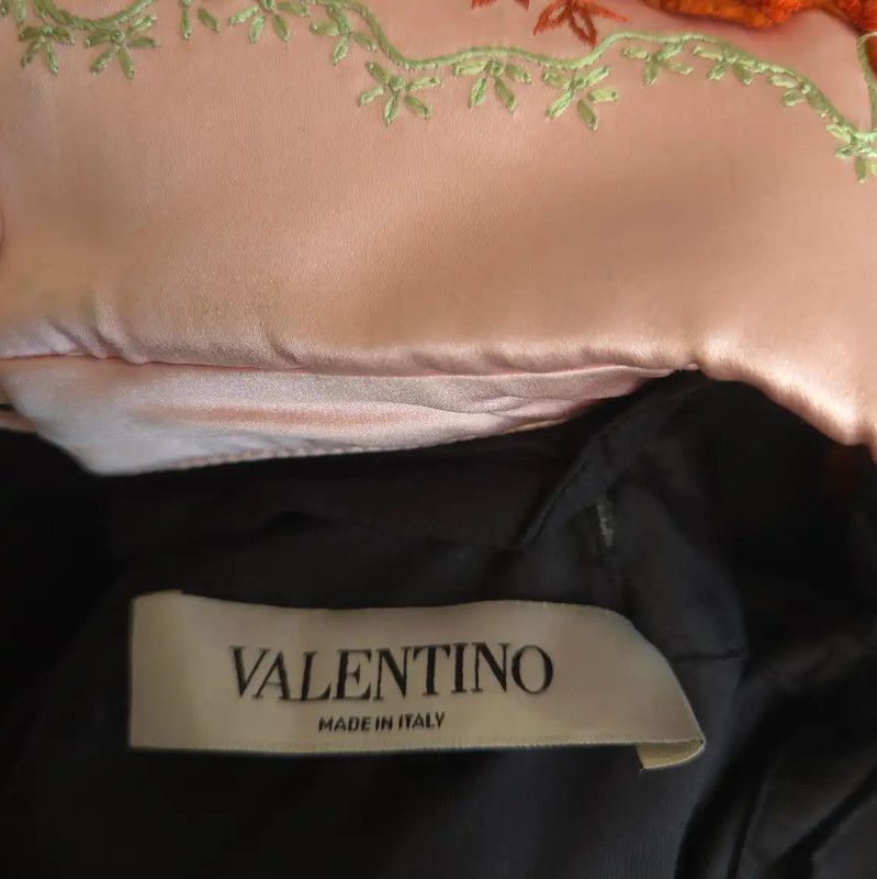 Valentino Valentino Black Wool Short Sleeve Embroidered Shirt 0089 Size M / US 6-8 / IT 42-44 - 3 Thumbnail