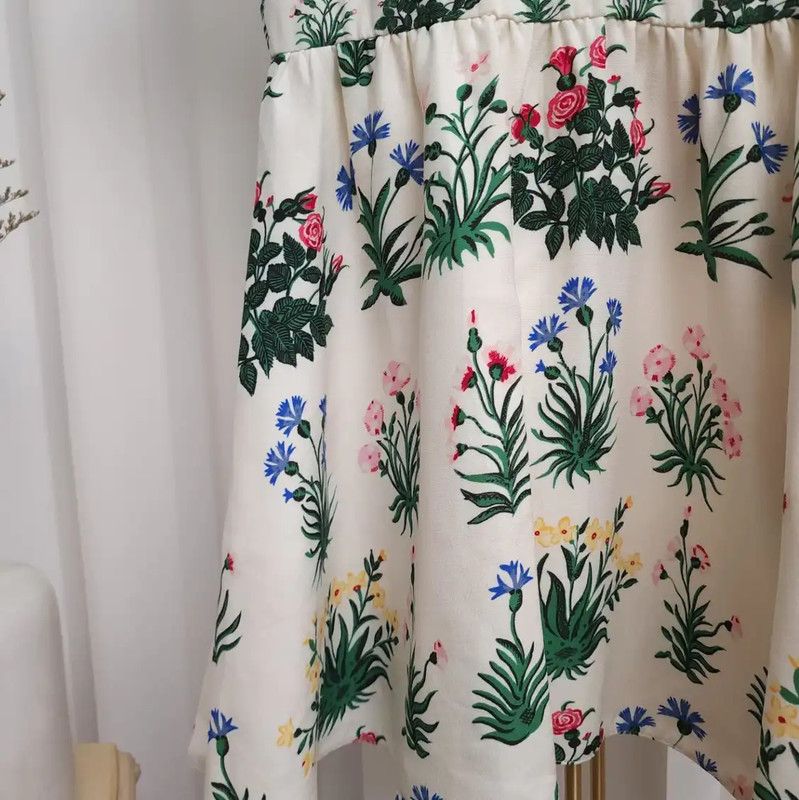 Valentino Valentino Floral Print Short Dress for Women 0089 Size M / US 6-8 / IT 42-44 - 8 Thumbnail