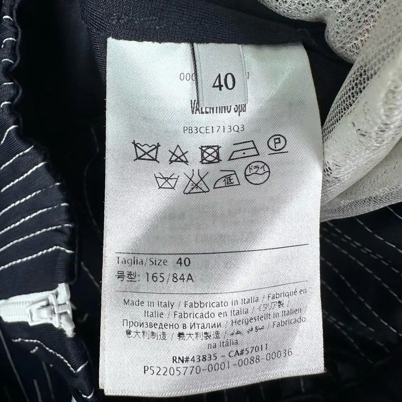 Valentino Valentino Black Cotton Women's Jacket 0089 Size S / US 4 / IT 40 - 7 Thumbnail