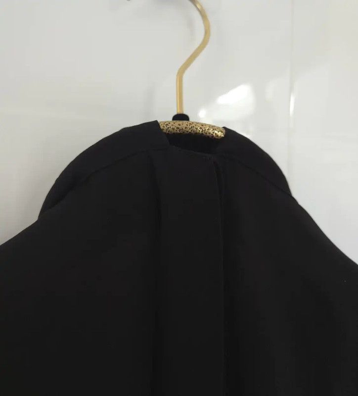 Valentino Valentino Black Silk Long Sleeve Dress 0089 Size S / US 4 / IT 40 - 6 Thumbnail